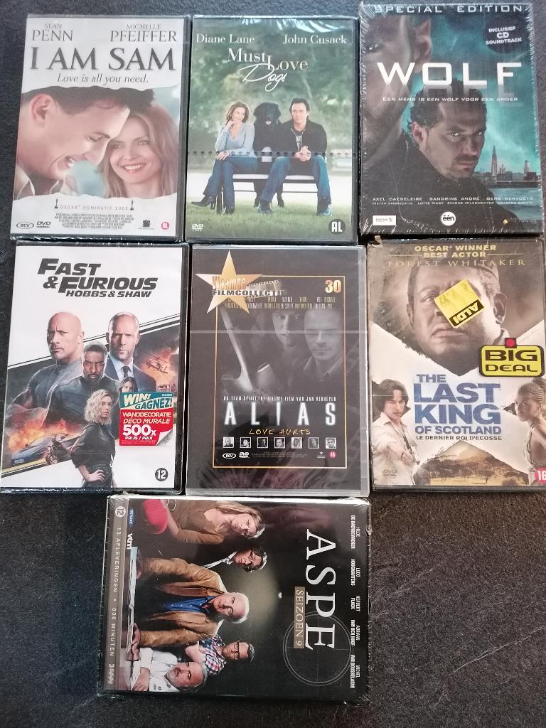 7 X dvd geseald, Cd's en Dvd's, Dvd's | Actie, Nieuw in verpakking, Actie, Ophalen of Verzenden
