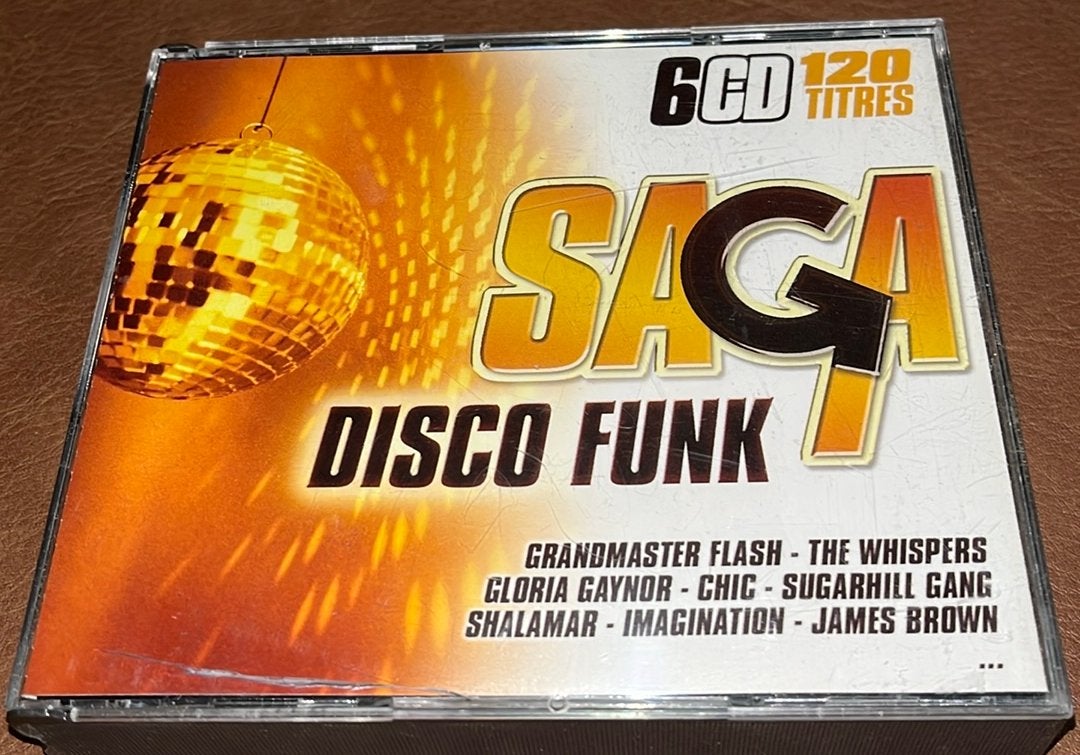 Saga Disco Funk - 6CD Box - BE 2003, Enlèvement ou Envoi, Utilisé
