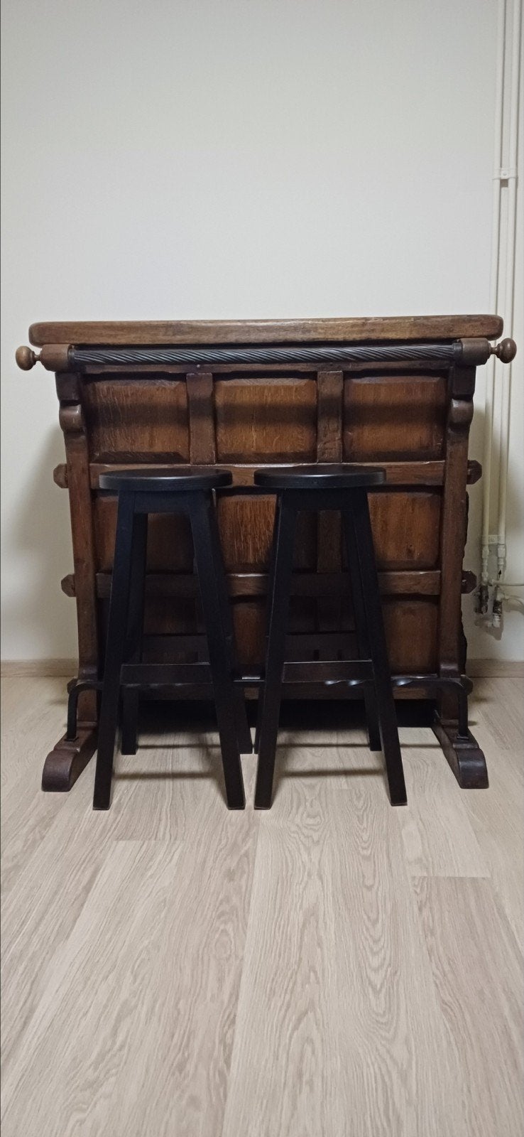 Bar authentique avec tabourets de bar., Maison & Meubles, Enlèvement ou Envoi