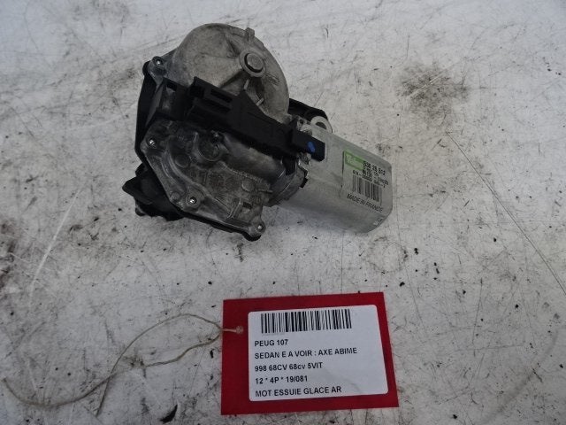 RUITENWISSERMOTOR ACHTER Peugeot 107 (85130-0H020), Kontakt-peugeot@peugeot.com, Gebruikt, Peugeot Deutschland GmbH, Bahnhofsplatz
65423  Rüsselsheim, DE