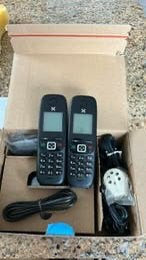 Draagbare draadloze telefoon met oplader., Télécoms, Téléphones fixes | Combinés & sans fil, Enlèvement, Neuf, 2 combinés