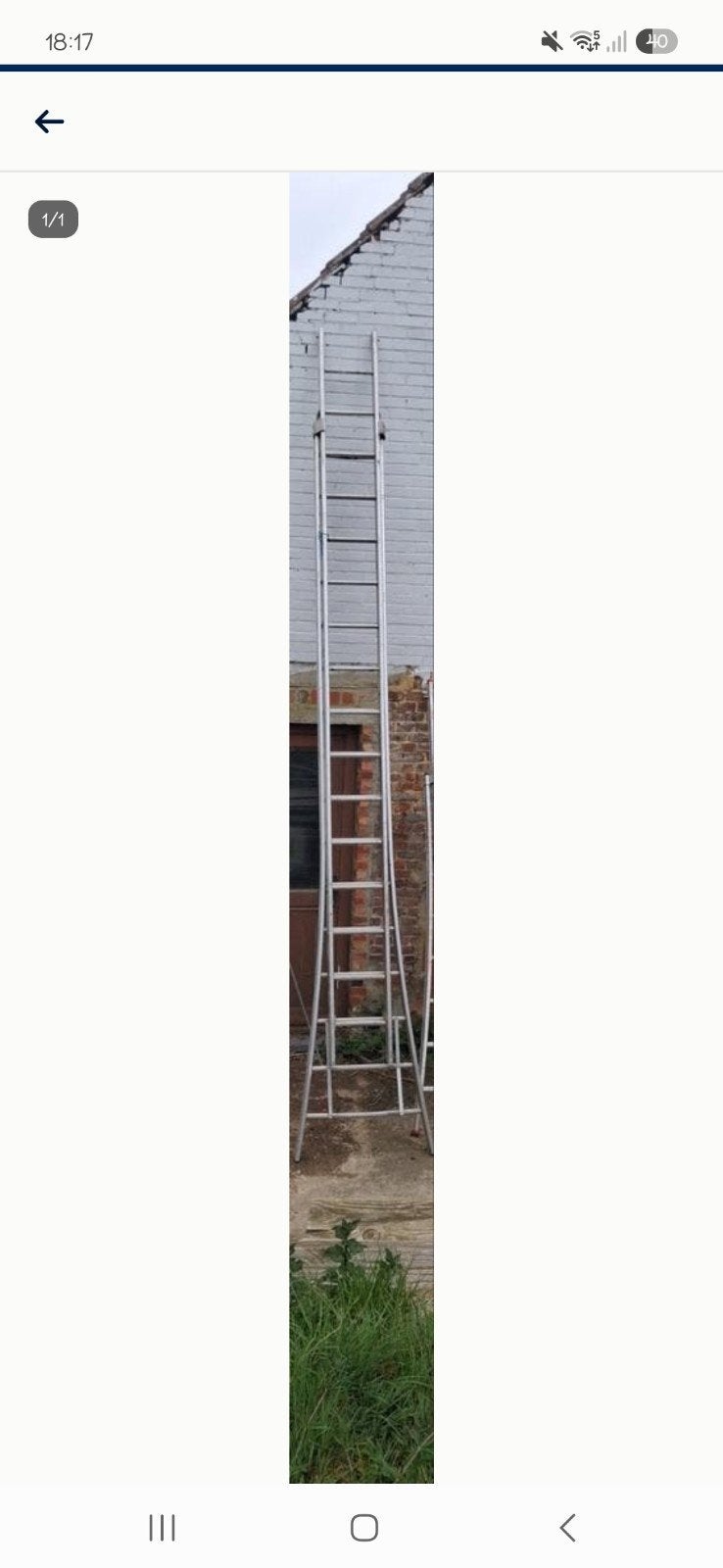 Échelle longue 10 m, Bricolage & Construction, Enlèvement