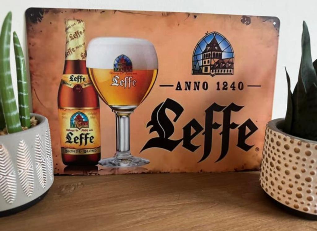 Panneau d'affichage en métal Leffe, Enlèvement ou Envoi, Neuf, Panneau publicitaire