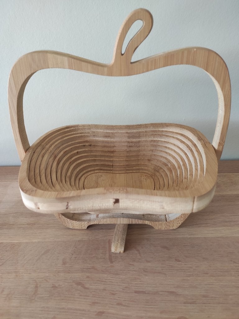 Wenko Opvouwbare fruitschaal hout, Ophalen, Gebruikt, Schaal, Overige vormen