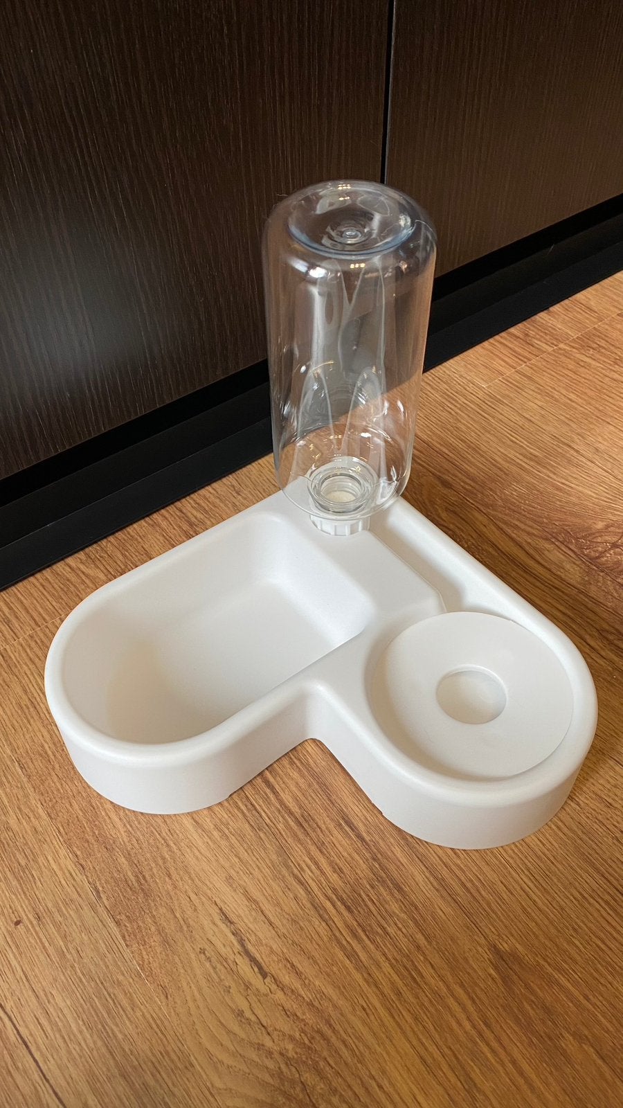 Gamelle double pour chat ou petit chien eau + croquettes, Enlèvement, Neuf