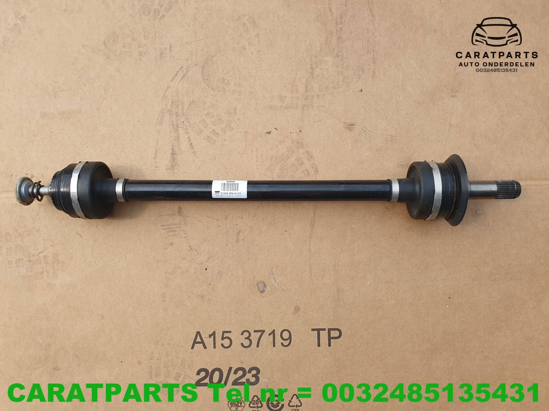 8639459 Arbre d'entra nement G12 Axe traversant G11 G32 Arbr, Petuelring 130
80788  Munich, DE, Info@bmw.de, Utilisé, BMW