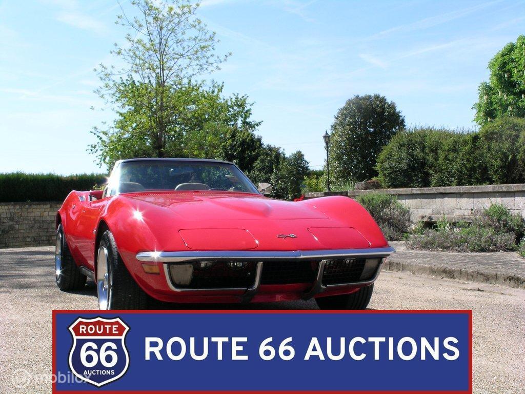 Chevrolet Corvette C3 | 1970 | Route 66 Auctions, Achat, Entreprise, Chevrolet, Boîte manuelle