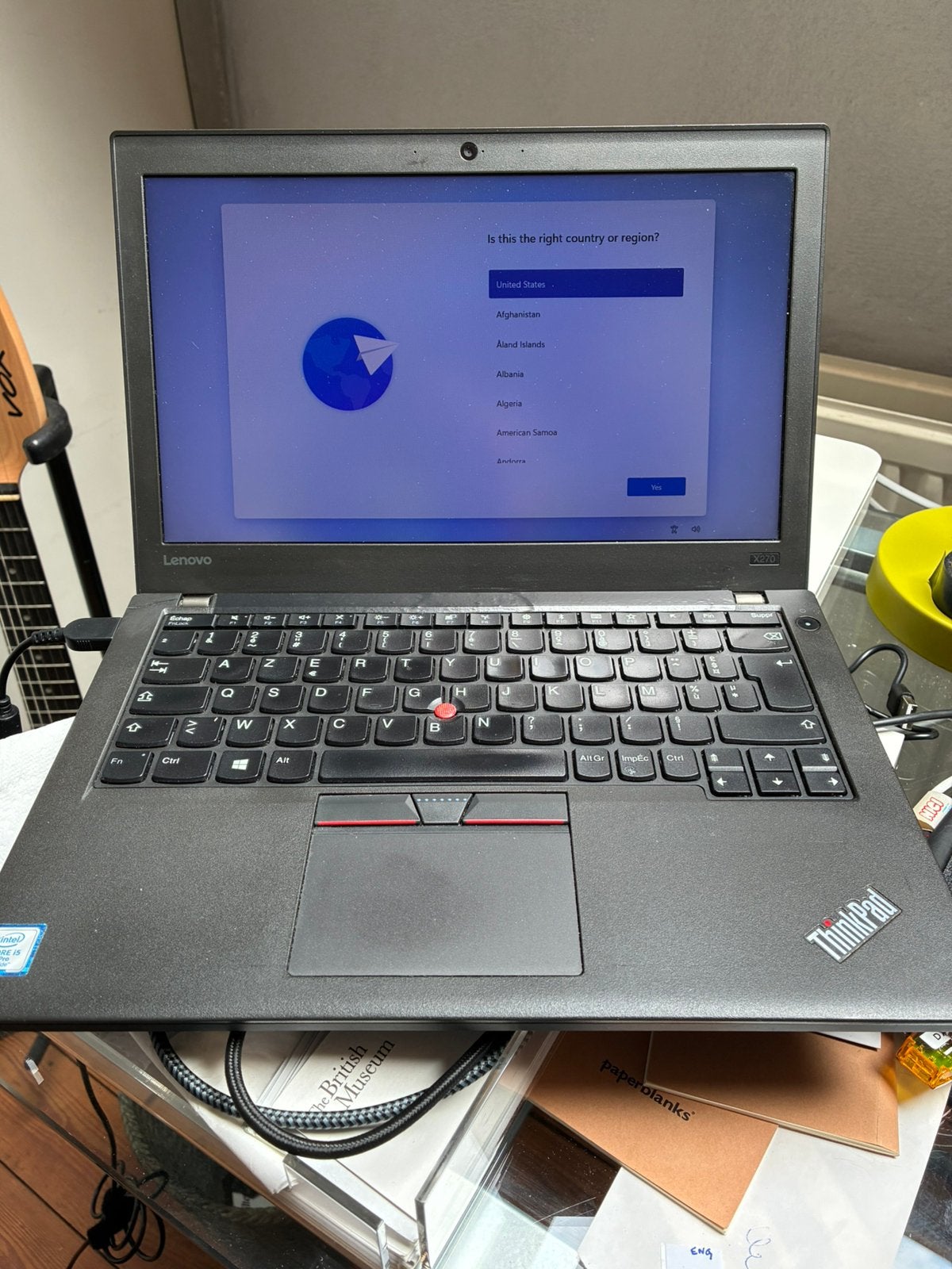Lenovo Thinkpad x270 i5 8gb 256gb, Informatique & Logiciels, Ordinateurs portables Windows, Enlèvement, Utilisé, SSD, Azerty