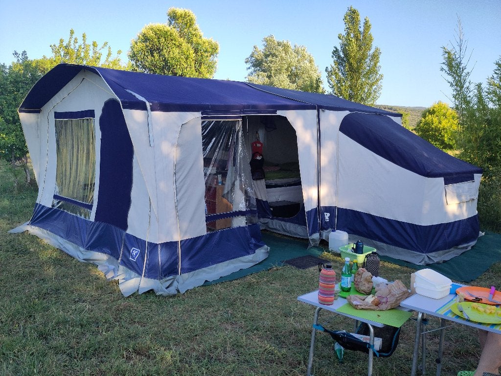 Caravane pliante en toile RACLET ALLEGRA, Caravanes & Camping, Caravanes pliantes, Jusqu'à 4, Présent, Raclet, Enlèvement