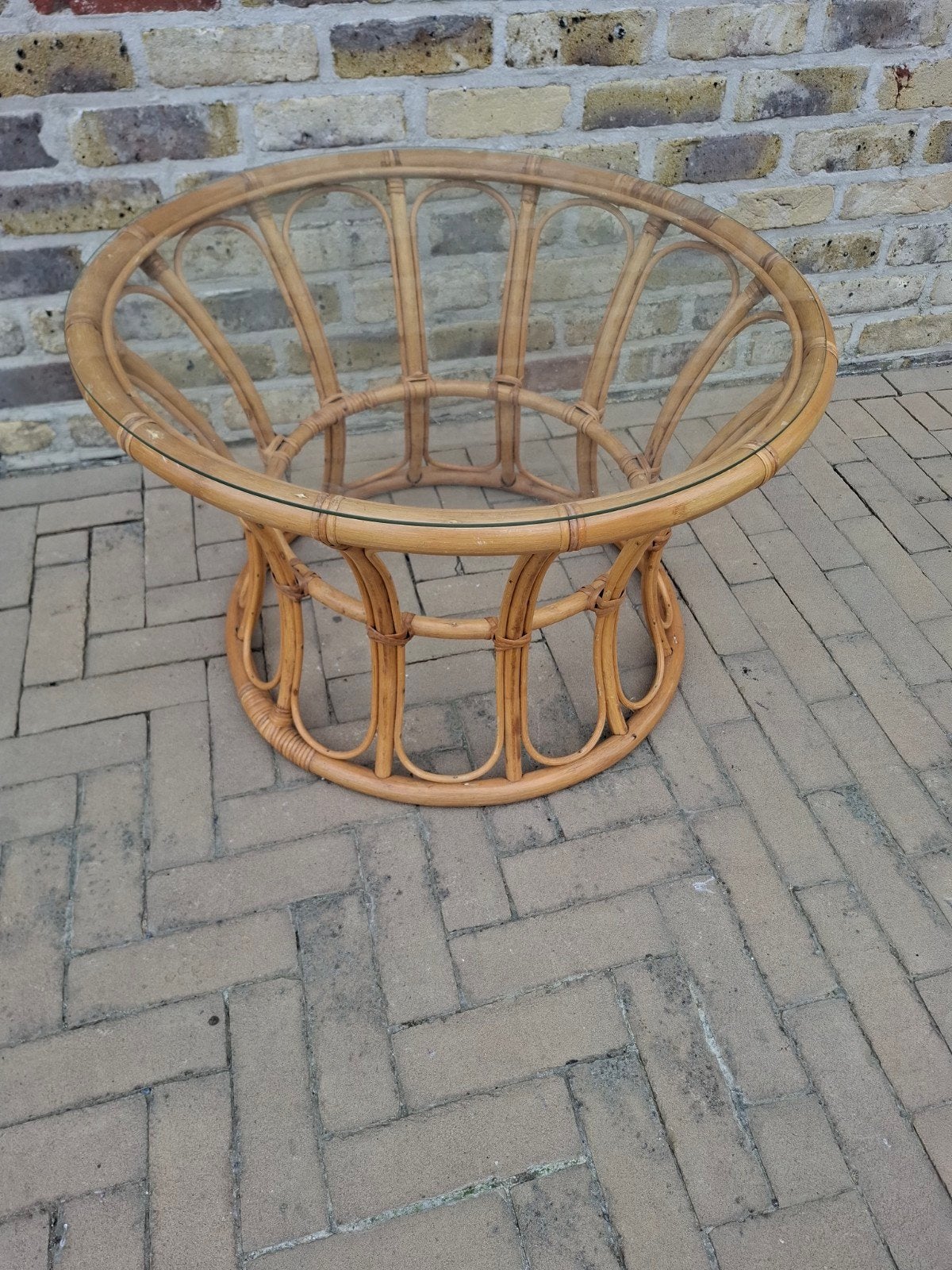 boho salontafel bamboo, Huis en Inrichting, Ophalen