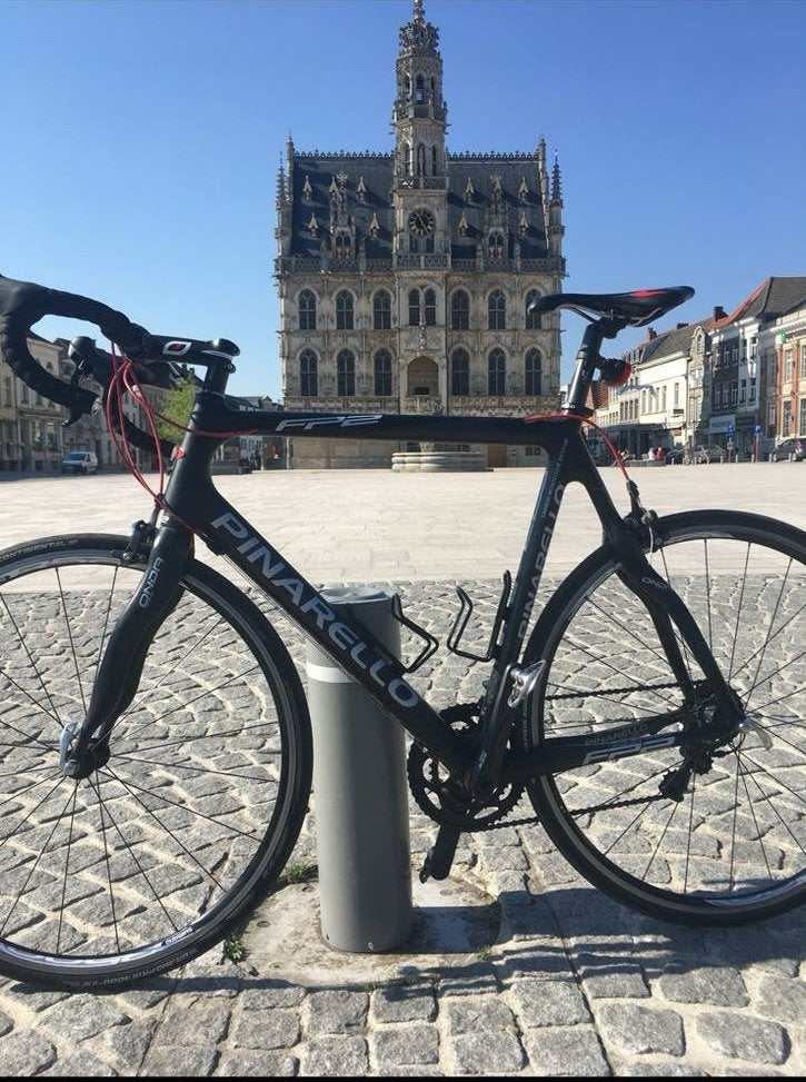 Pinarello FP2, Fietsen en Brommers, Ophalen, Gebruikt, Carbon, Velgrem