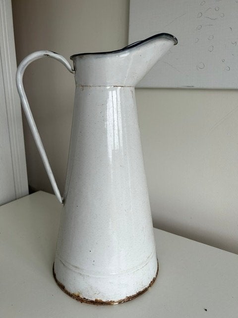 Geëmailleerde waterkan, Antiek en Kunst, Ophalen