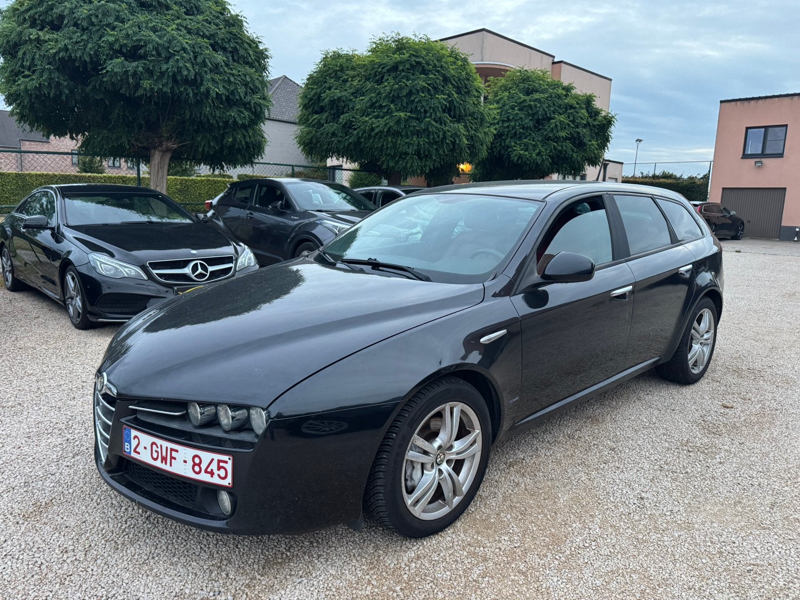 Alfa Romeo 159 2.0 JTDM 175.000km 2011 EURO 5 Afgekeurd, Auto's, Euro 5, 4 cilinders, Zwart, Leder