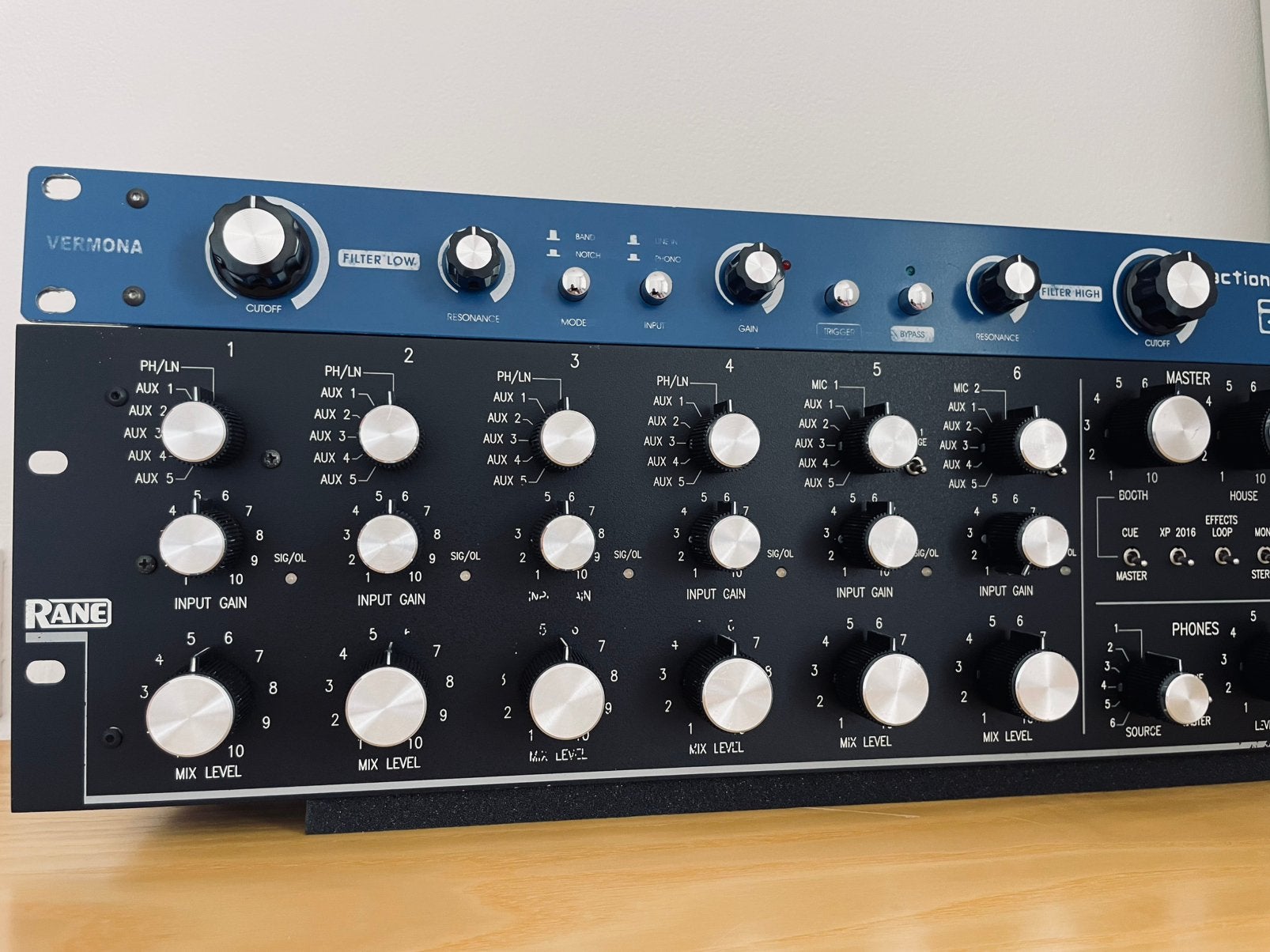 Rane MP 2016 Rotary Mixer + Vermona Filter, Enlèvement ou Envoi, Comme neuf
