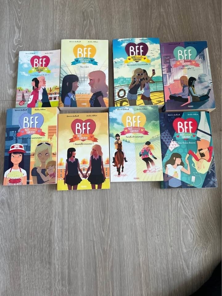 Lot 8 livres BFF best friend forever - tomes 1 à 7 + le 9, Enlèvement ou Envoi, Comme neuf, Fiction