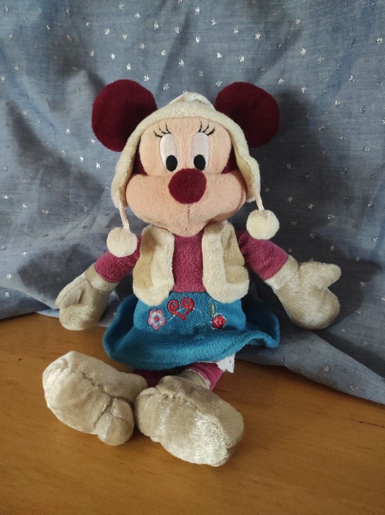 Minnie Mouse Babouchka Disneyland paris resort knuffel, Ophalen, Mickey Mouse, Gebruikt, Knuffel