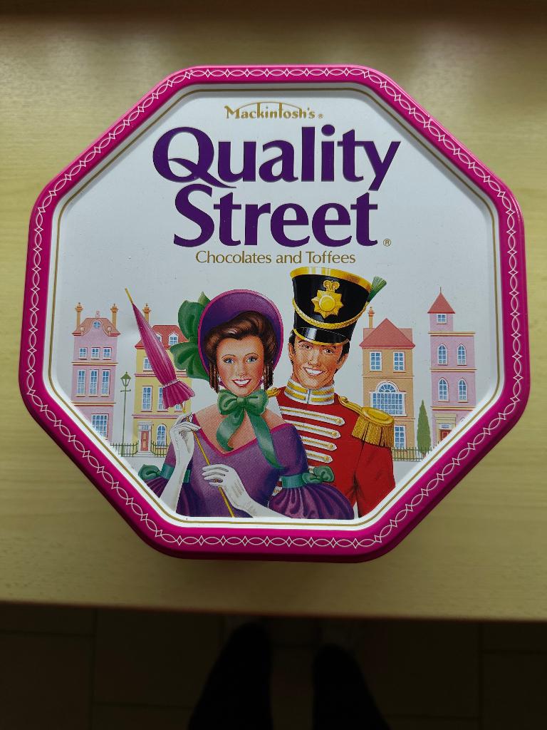 Quality Street lege doos blik 1994, Enlèvement, Comme neuf, Autres marques