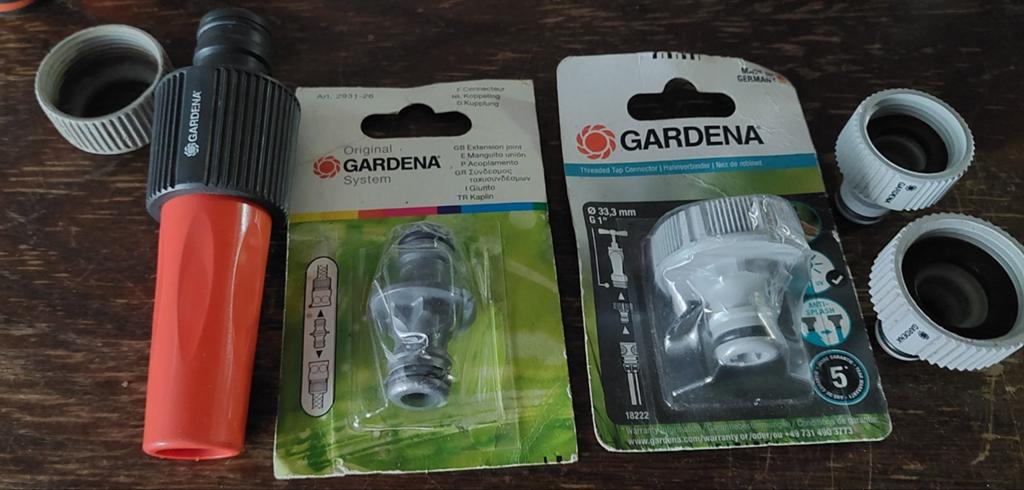 Raccords Gardena/pistolet pulvérisateur/adaptateurs + access, Enlèvement ou Envoi