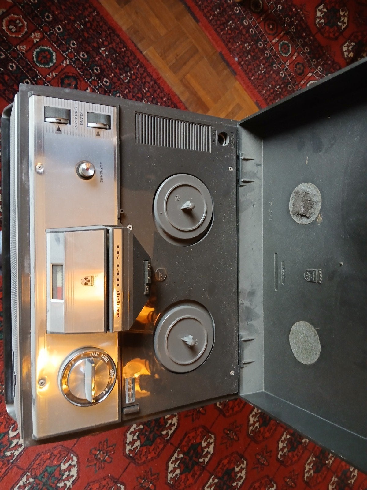 Grundig TK 140 de luxe – Magnétophone à bandes vintage allem, Enlèvement ou Envoi, Magnétophone