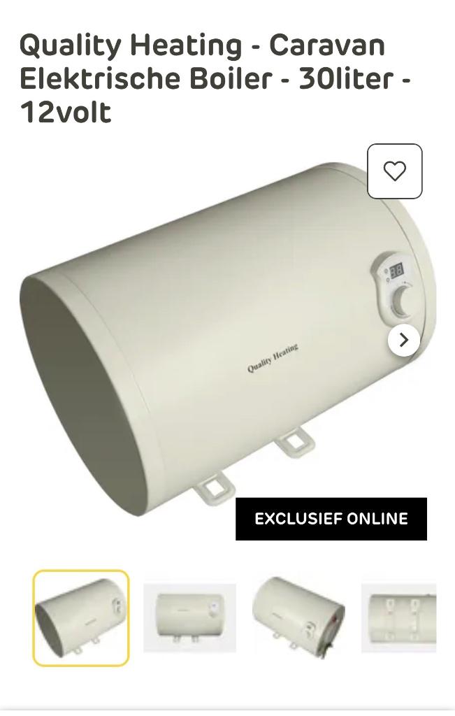 Elektrische boiler, Doe-het-zelf en Bouw, Chauffageketels en Boilers, Ophalen, 20 tot 100 liter, Nieuw, Boiler
