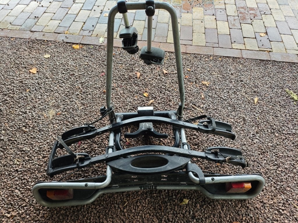 Thule fietsendrager Euroride voor 2 fietsen, kantelbaar, Enlèvement, 2 vélos, Utilisé, Support d'attelage