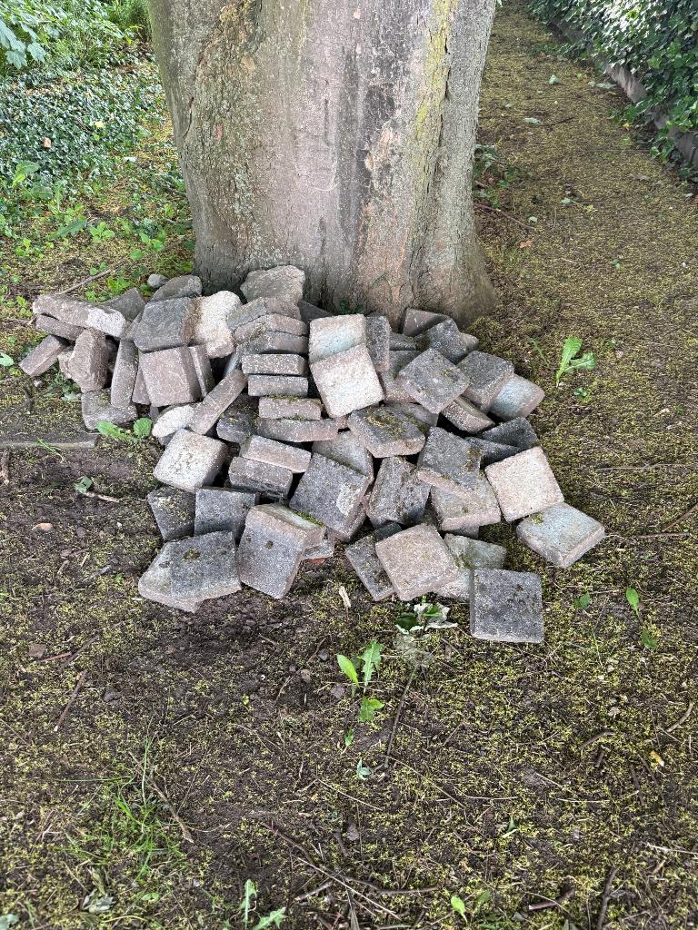 Klinkers, Tuin en Terras, Tegels en Klinkers, Ophalen, Gebruikt, Beton, Klinkers