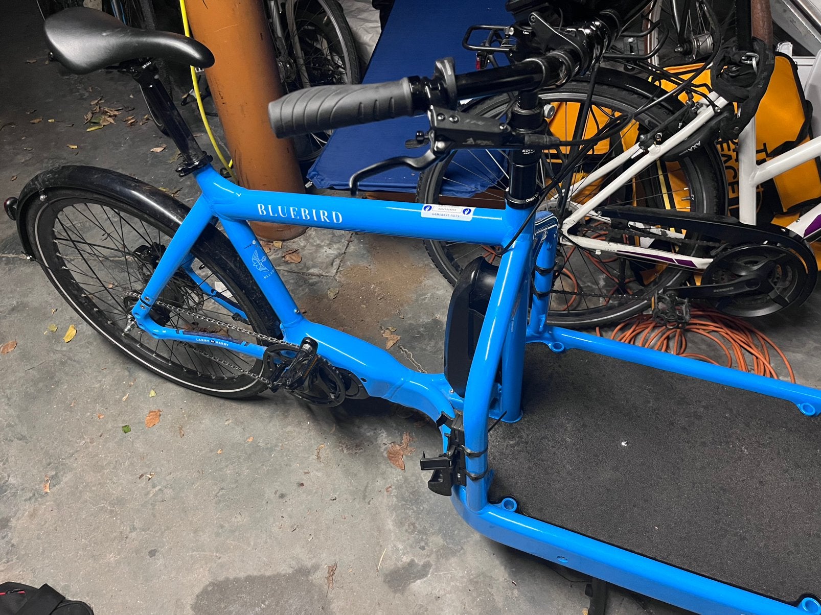 E bullitt bleubird, Ophalen, Zo goed als nieuw
