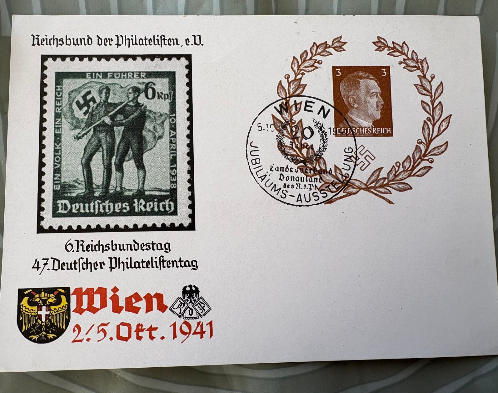 Eerste dag cover 1941 Wien, Postzegels en Munten, Ophalen of Verzenden