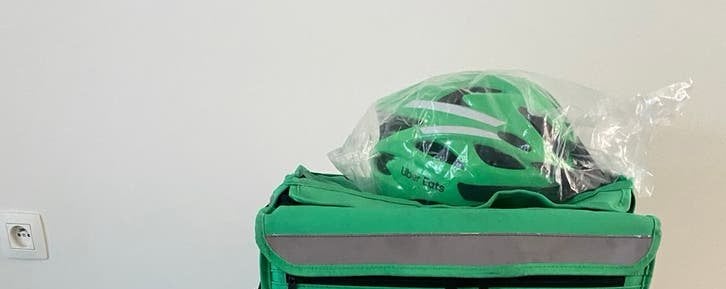 Uber Eats helm, Enlèvement, Comme neuf
