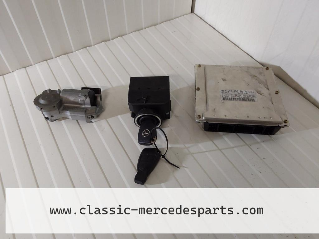 Contactslot set met ECU Mercedes W209 CLK-klasse 320 coupe, Gebruikt, -, Ophalen of Verzenden, -