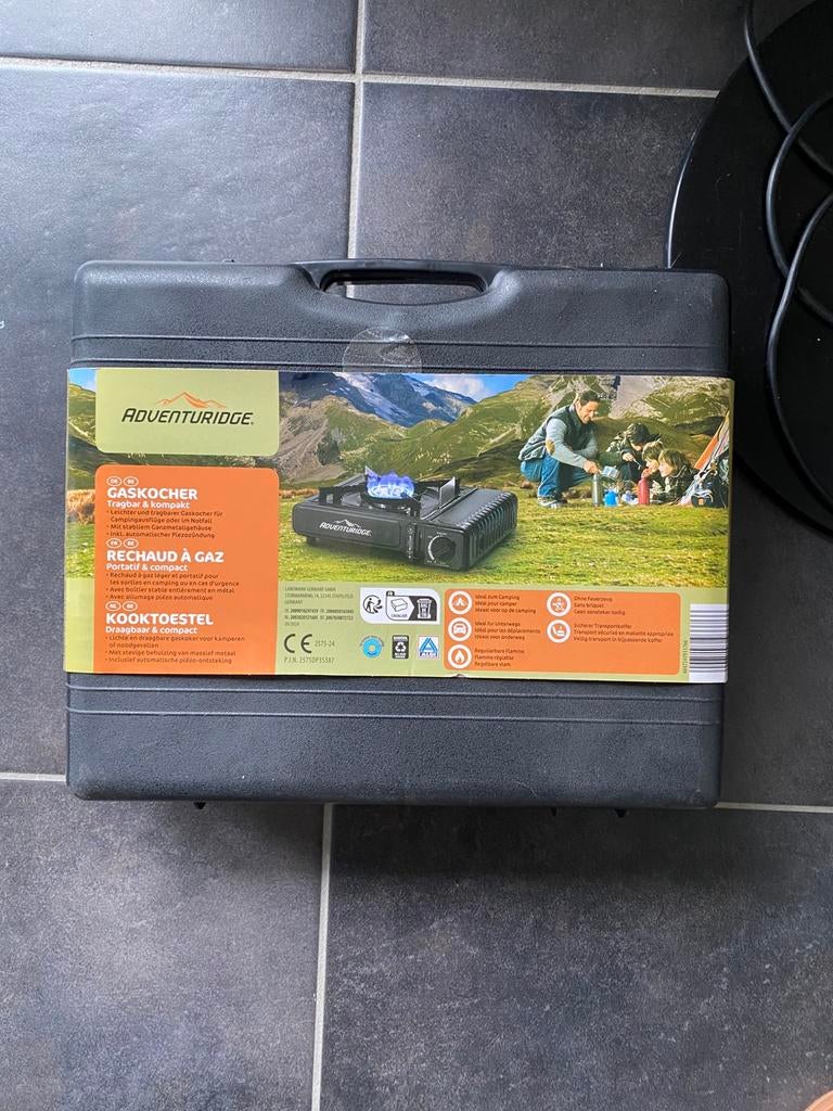 Nieuw gaskooktoestel incl 7 gasvullingen, Caravans en Kamperen, Ophalen, Zo goed als nieuw