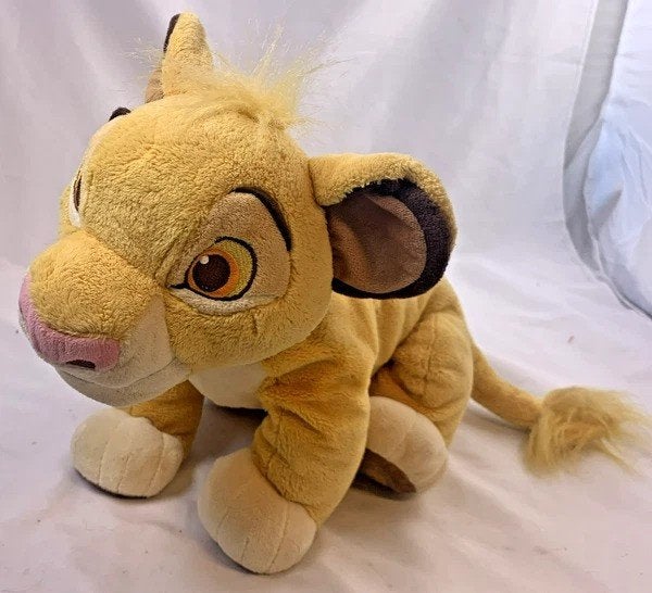 Disney Store Simba knuffel Lion King Leeuwenkoning, Verzenden, Leeuwenkoning of Jungle Boek, Zo goed als nieuw, Knuffel