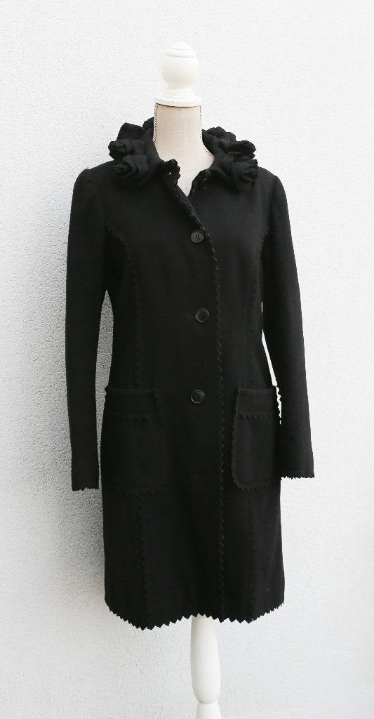 Manteau Moschino noir T38, Taille 38/40 (M), Enlèvement ou Envoi, Moschino, Porté