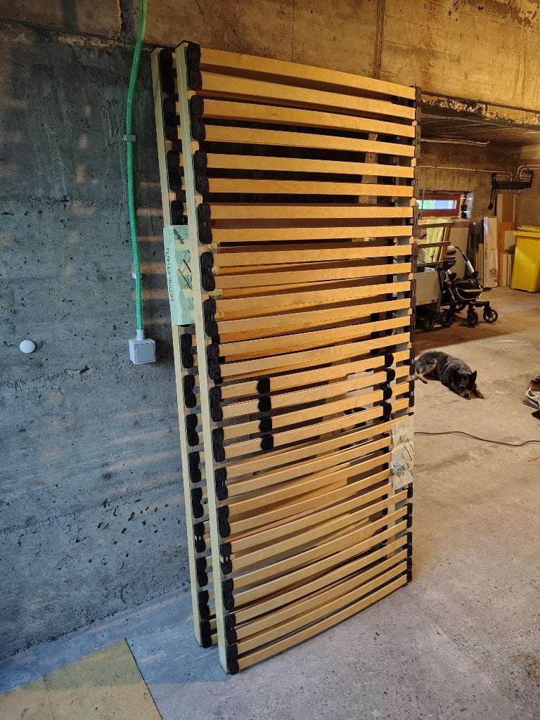 2 Lattenbodems Flex eco (90 x 200), Huis en Inrichting, Slaapkamer | Matrassen en Bedbodems, Ophalen, 90 cm, Eenpersoons, Zo goed als nieuw