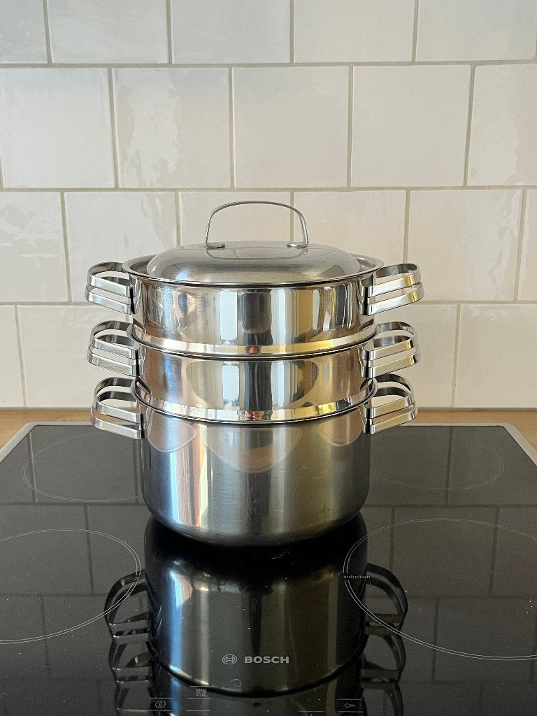 IKEA 3-in-1 steam cook pot set, 3L, Ophalen, Gebruikt, Aluminium, Pannenset