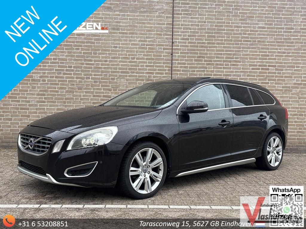 Volvo V60 2.0 D3 Kinetic | € 3.700,- NETTO! | Pano | Leder |, Autos, Volvo, 144 g/km, Achat, Entreprise, Boîte manuelle