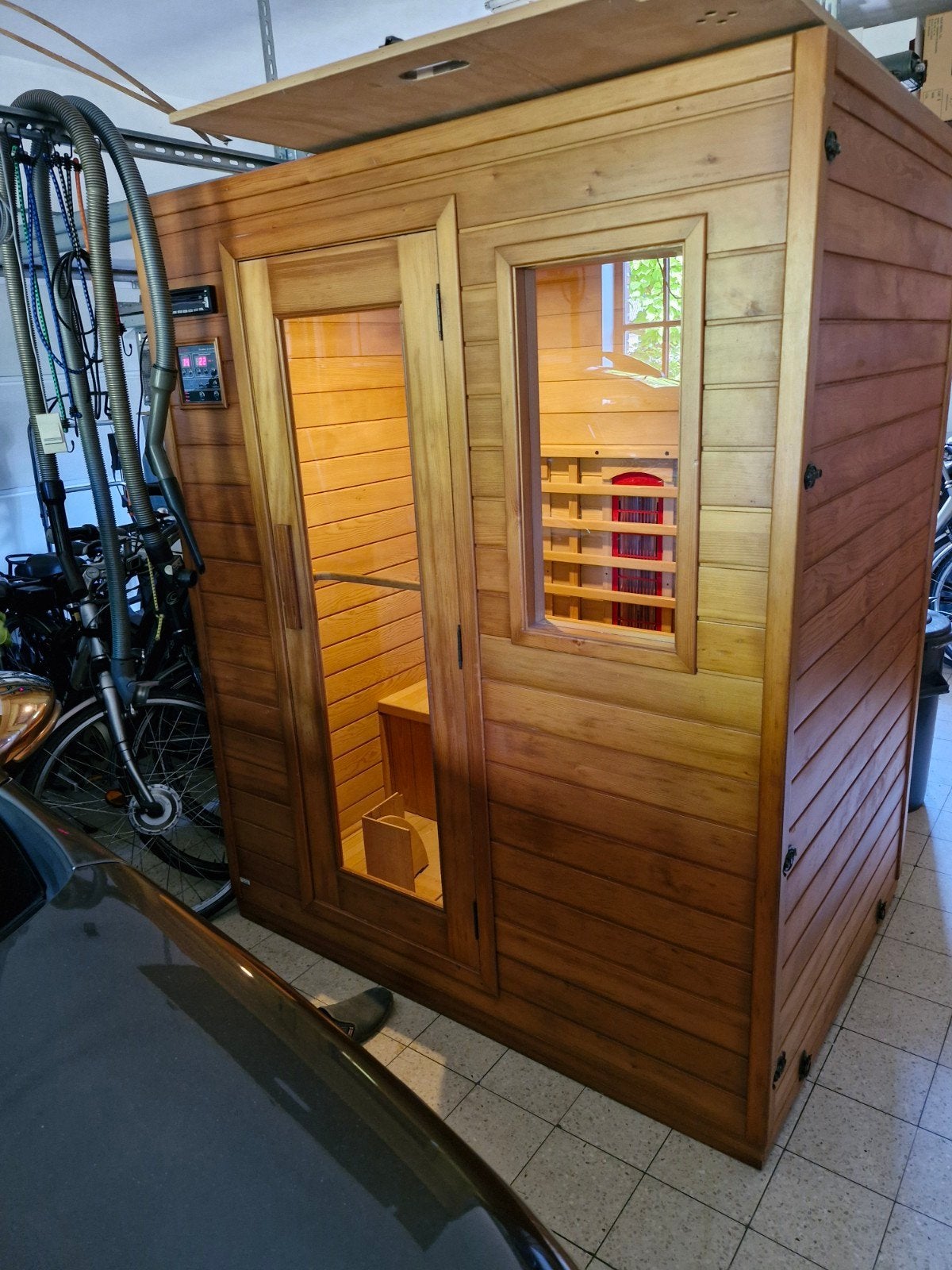 infra rood sauna ,red ceder ,3 personen, Sports & Fitness, Sauna, Enlèvement