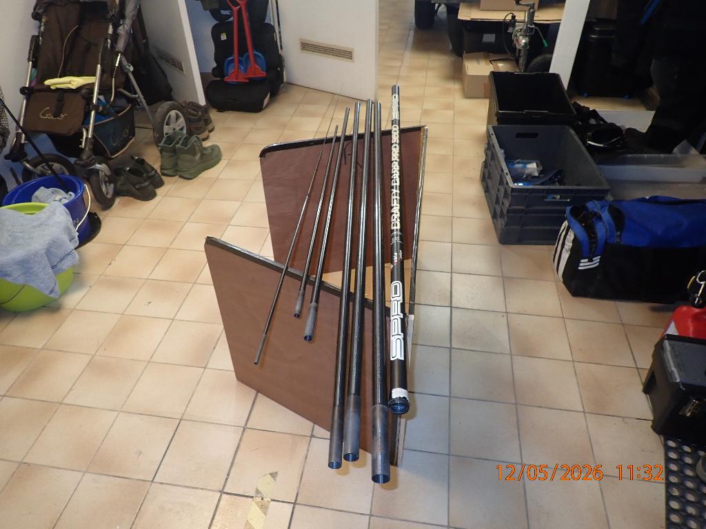 Vaste hengel Spro Crafty Carp Pro 9500, 9,5m, Ophalen, Gebruikt, Vaste hengel
