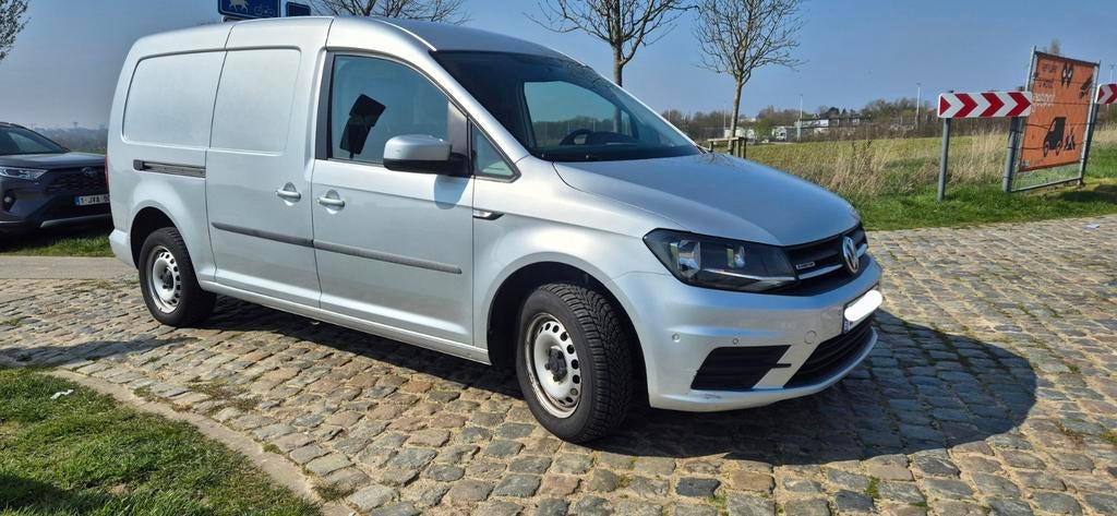 Vw Caddy CNG 53.000km 1ier propriétaire, Autos, Argent ou Gris, Entreprise, Boîte manuelle, Air conditionné