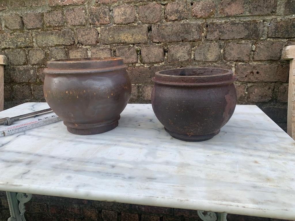 2 POT voor LEUVENSE STOOF, Huis en Inrichting, Kachels, Nieuw, Plattebuiskachel, Overige brandstoffen, Ophalen