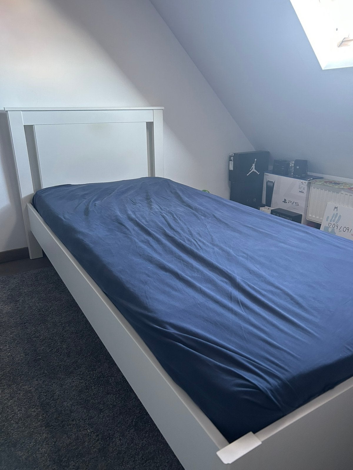 bed ikea 90x200cm, 90 cm, Enlèvement, 200 cm, Une personne