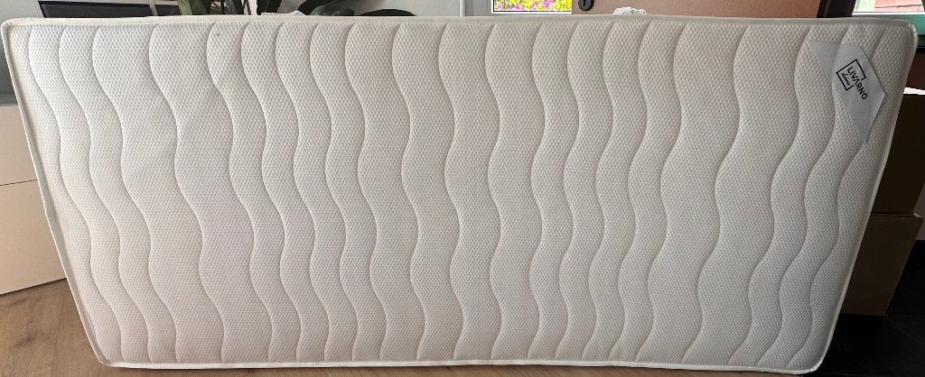 2 Matrassen Livarno Home, 200*90*15 cm, zo goed als nieuw, Ophalen, 90 cm, Eenpersoons, Zo goed als nieuw