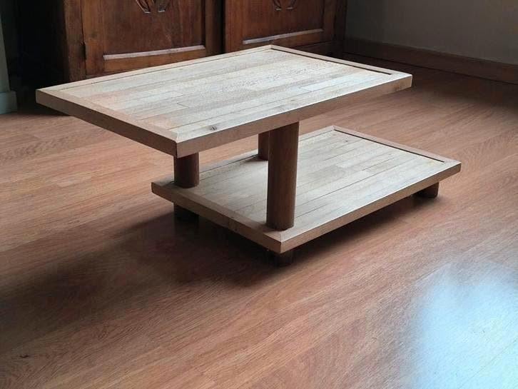 Asymmetrische salontafel, Ophalen