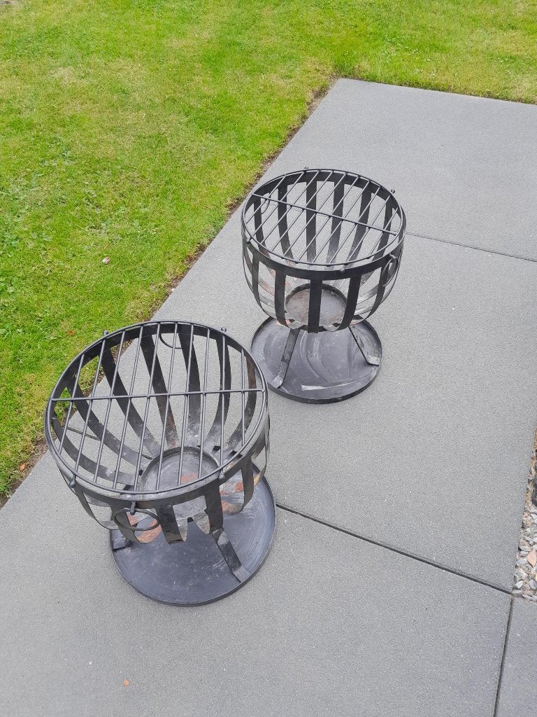 vuurkorven, Tuin en Terras, Ophalen, Gebruikt, Vuurkorf