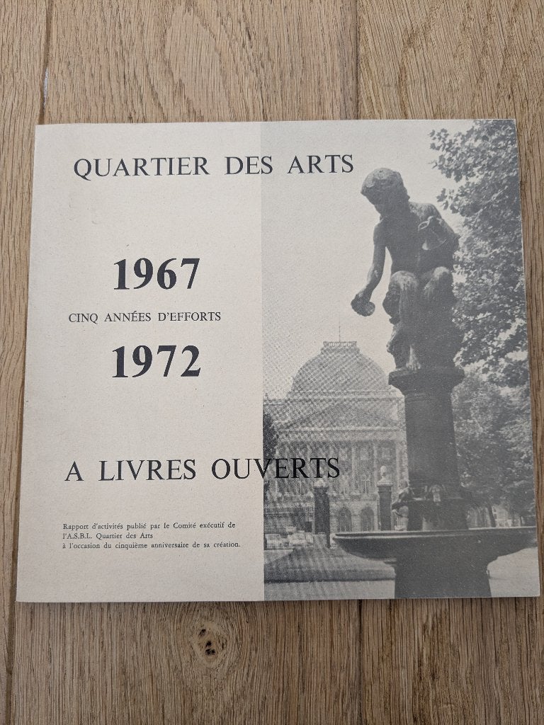 Revue : Quartier des Arts, 1967-1972, Livres, Enlèvement ou Envoi, Comme neuf, Autres sujets/thèmes