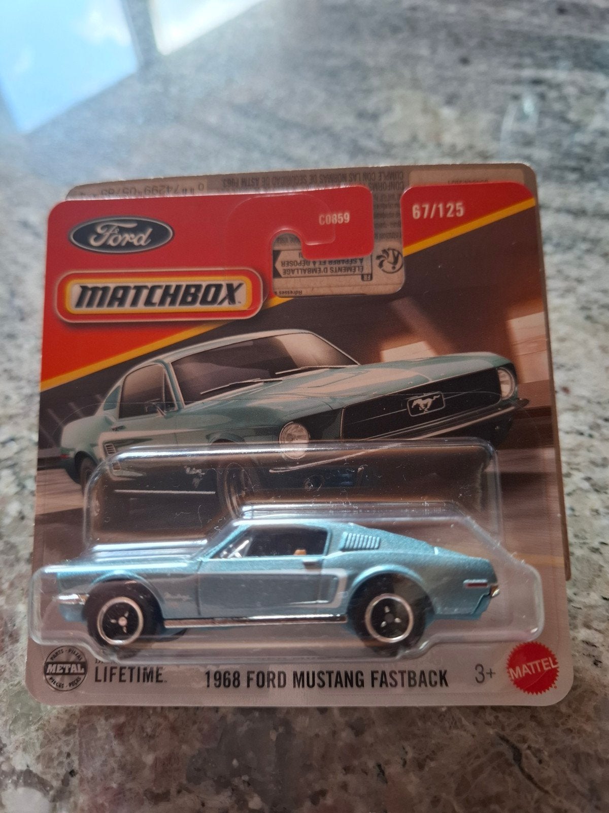 Matchbox 1968 ford mustang fastback, Hobby en Vrije tijd, Ophalen of Verzenden, Nieuw