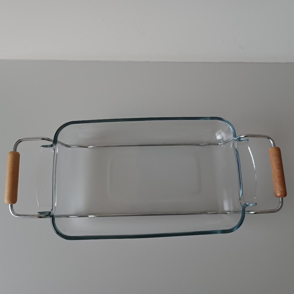 plat de cuisson en pyrex (avec support), Enlèvement ou Envoi