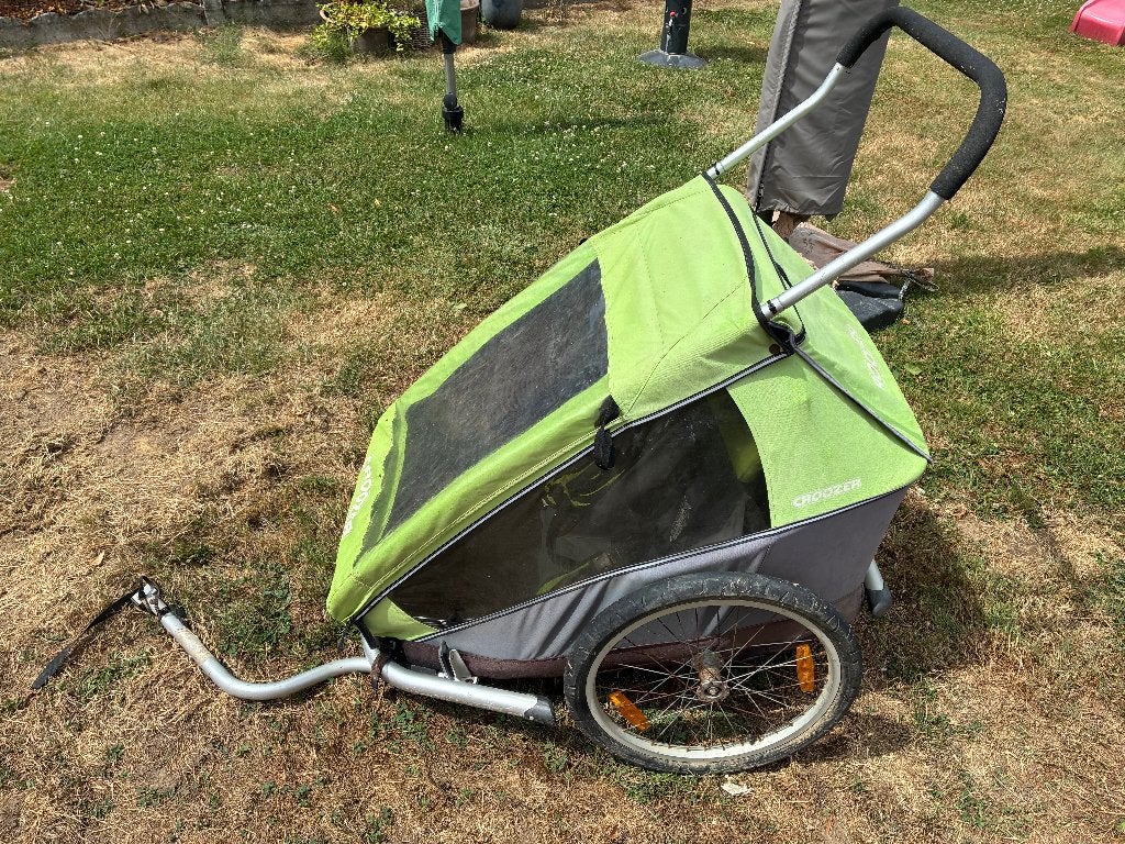 Remorque à vélo Croozer, Vélos & Vélomoteurs, 60 à 80 kg, Pliable, Enlèvement, Utilisé