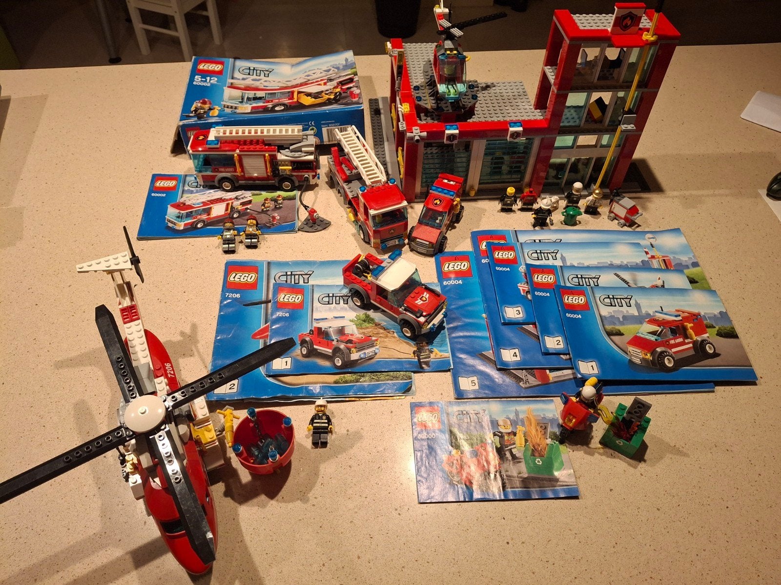 Lego city brandweer pakket 1, Kinderen en Baby's, Ophalen of Verzenden, Gebruikt, Lego, City