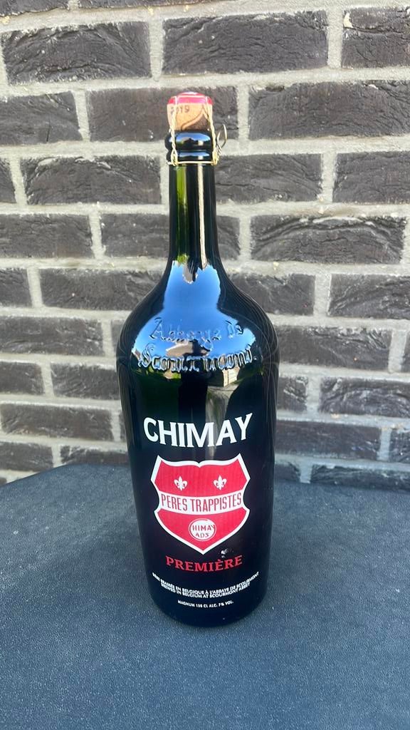 Chimay première magnum, Verzamelen, Biermerken, Ophalen of Verzenden, Zo goed als nieuw